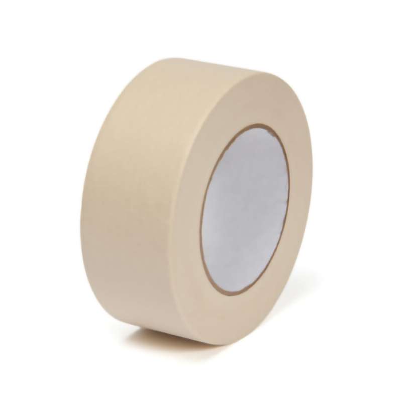 High Temp Masking Tape, Low Static, 275 deg, 2"x60 Yds, 3" Core, 7.4 mil, Tan